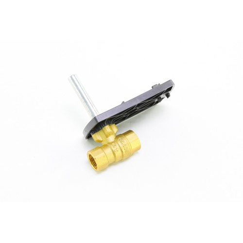 Siemens 599-10302s 1/2" npt two-way ball valve, 1. 0 cv, brass body