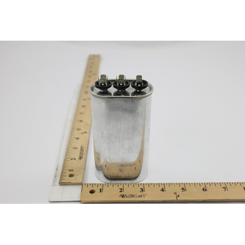 Rheem-ruud 43-25135-20 40/3 mfd 440vac oval dual run capacitor