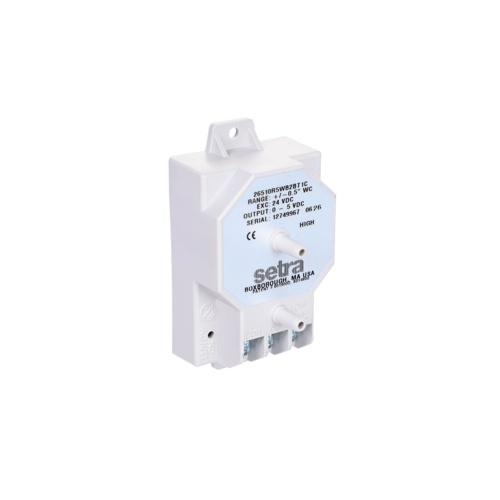 Setra 26510r5wb2bt1c ±0. 5" wc bidirectional low differential pressure transducer