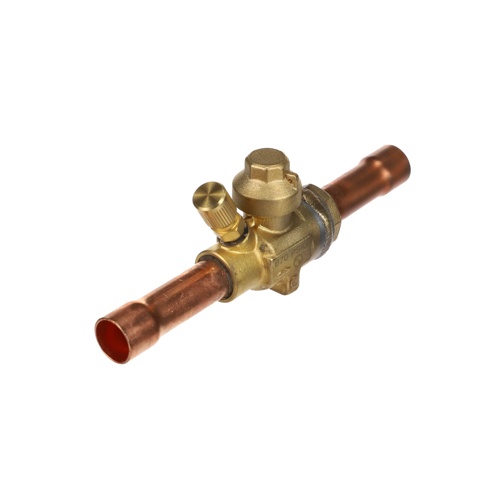 Sporlan controls v34502 5/8" ball valve with access fitting