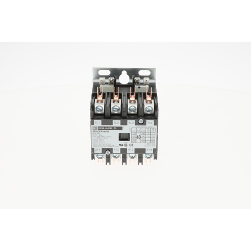 Schneider electric (square d) 8910dpa44v09 208-240v 40a 4p dp contactor