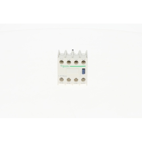 Schneider electric (square d) ladn22 2no/2nc front mount auxiliary contacts