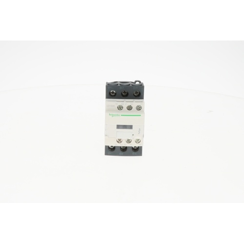 Schneider electric lc1d25f7 non-reversing contactor, 110vac coil, 3-pole, 25a