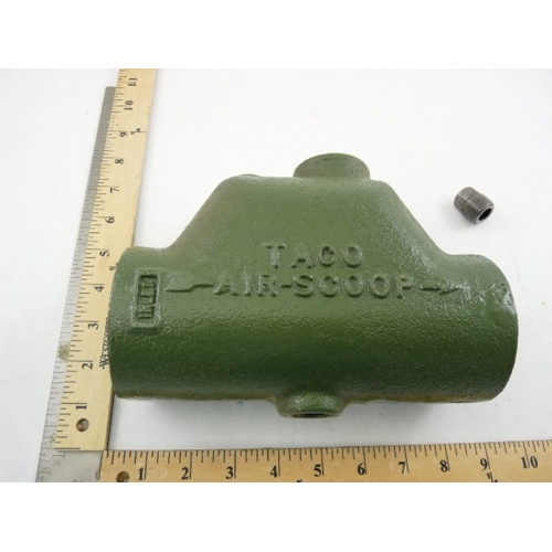 Taco comfort solutions 433-5 1. 5" air scoop for hydronic systems