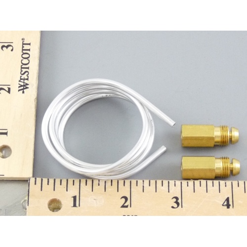 Utica-dunkirk 43300201 1/8" x 24" pilot tube with fitting