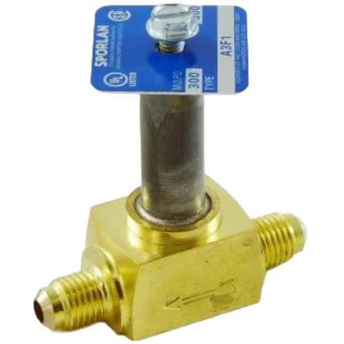 Sporlan controls 3200-00 2-way normally closed 1/4" sae flare direct acting refrigeration solenoid valve body (model a3f1)