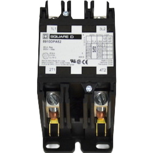 Schneider electric (square d) 8910dpa52v14 2-pole 50a 24v definite purpose contactor