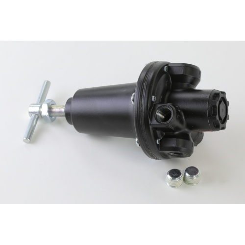 Watts r119-02c 1/4" air regulator, 0-125 psi pressure range