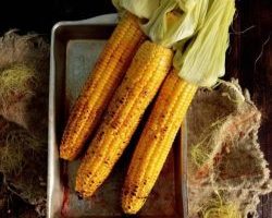 Corn cob pieces