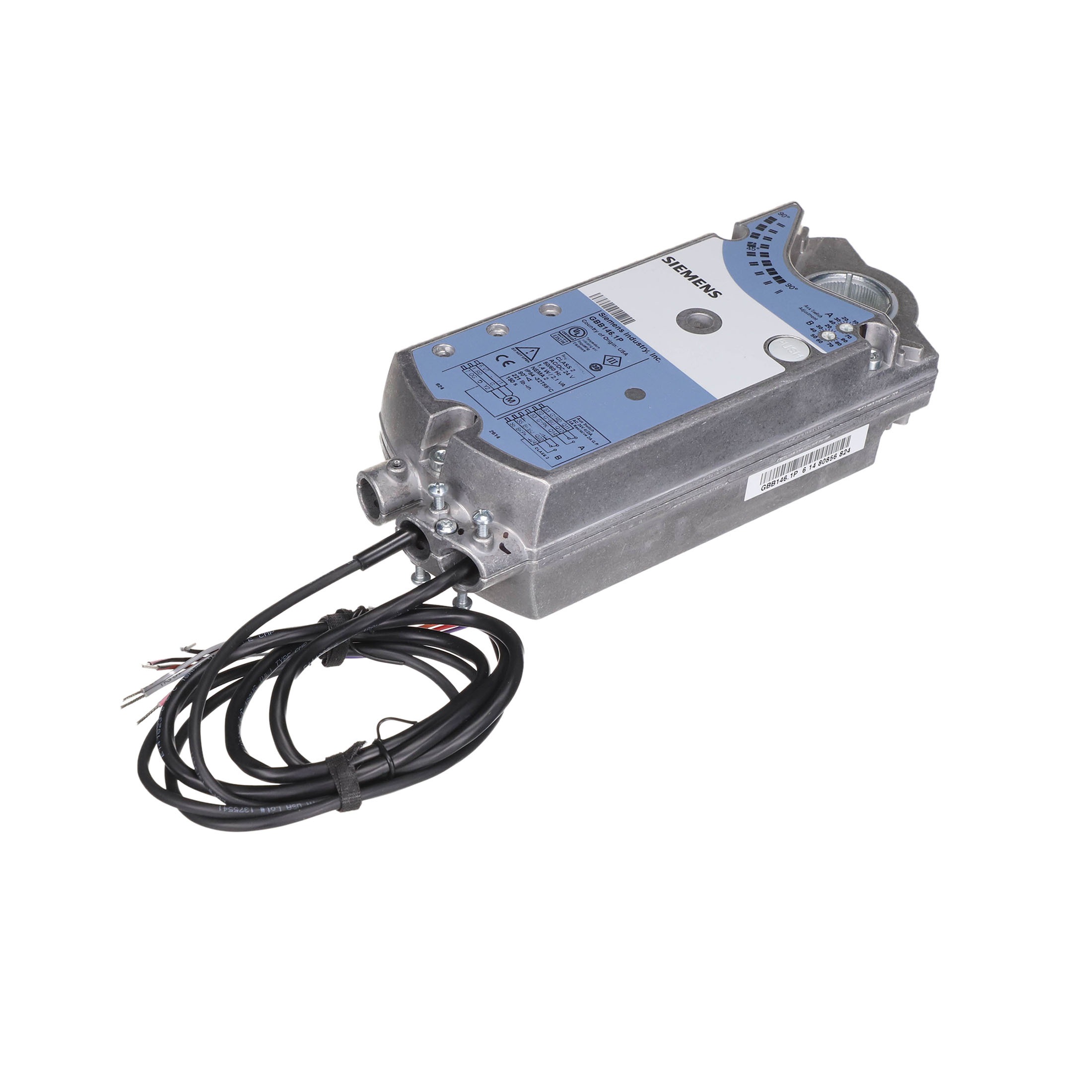 Siemens gbb146. 1p openair non-spring-return damper actuator