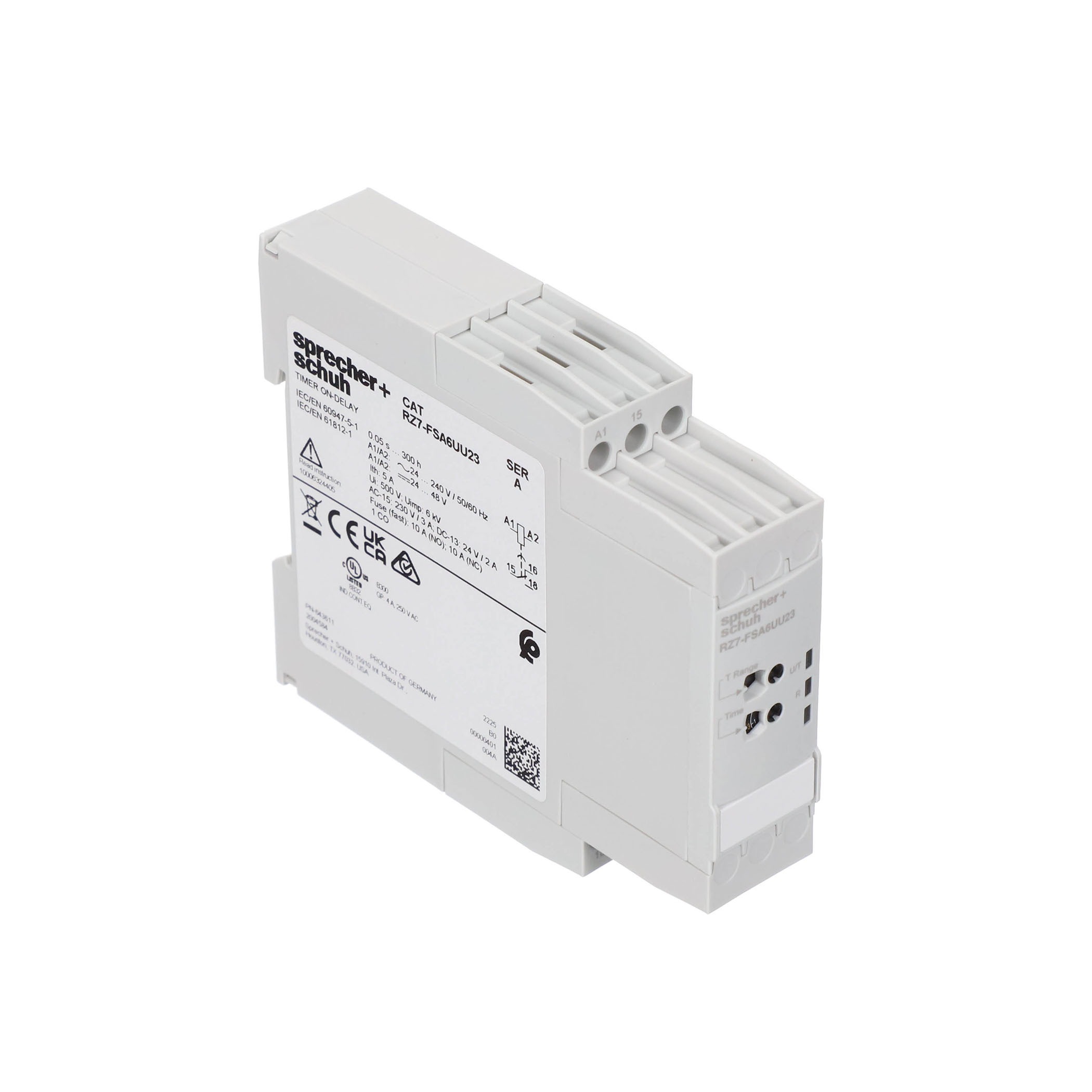 Sprecher + schuh rz7-fsa6uu23 timing relay 22. 5mm