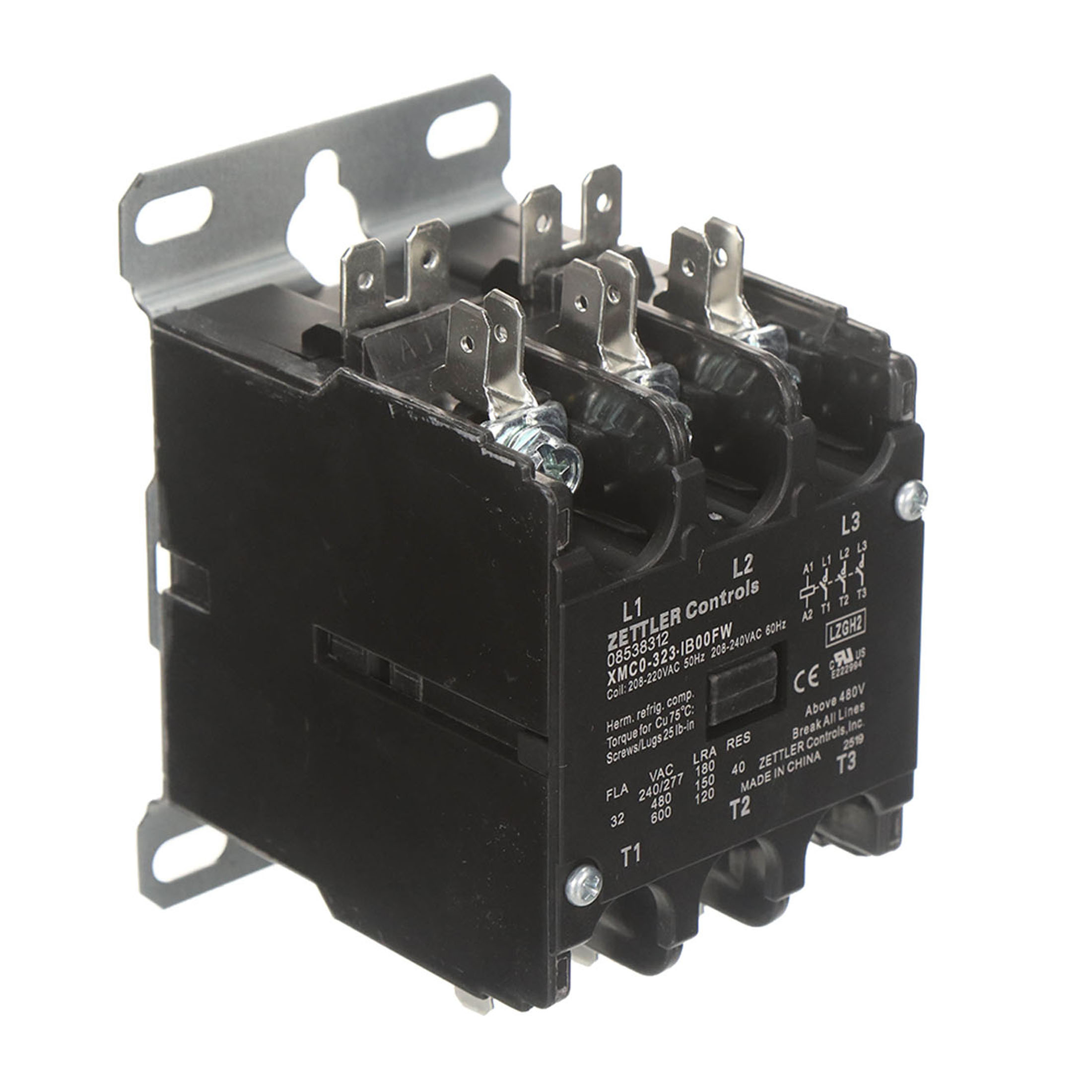 Russell coil 08538312 32 amp 3-pole 230 volt contactor coil
