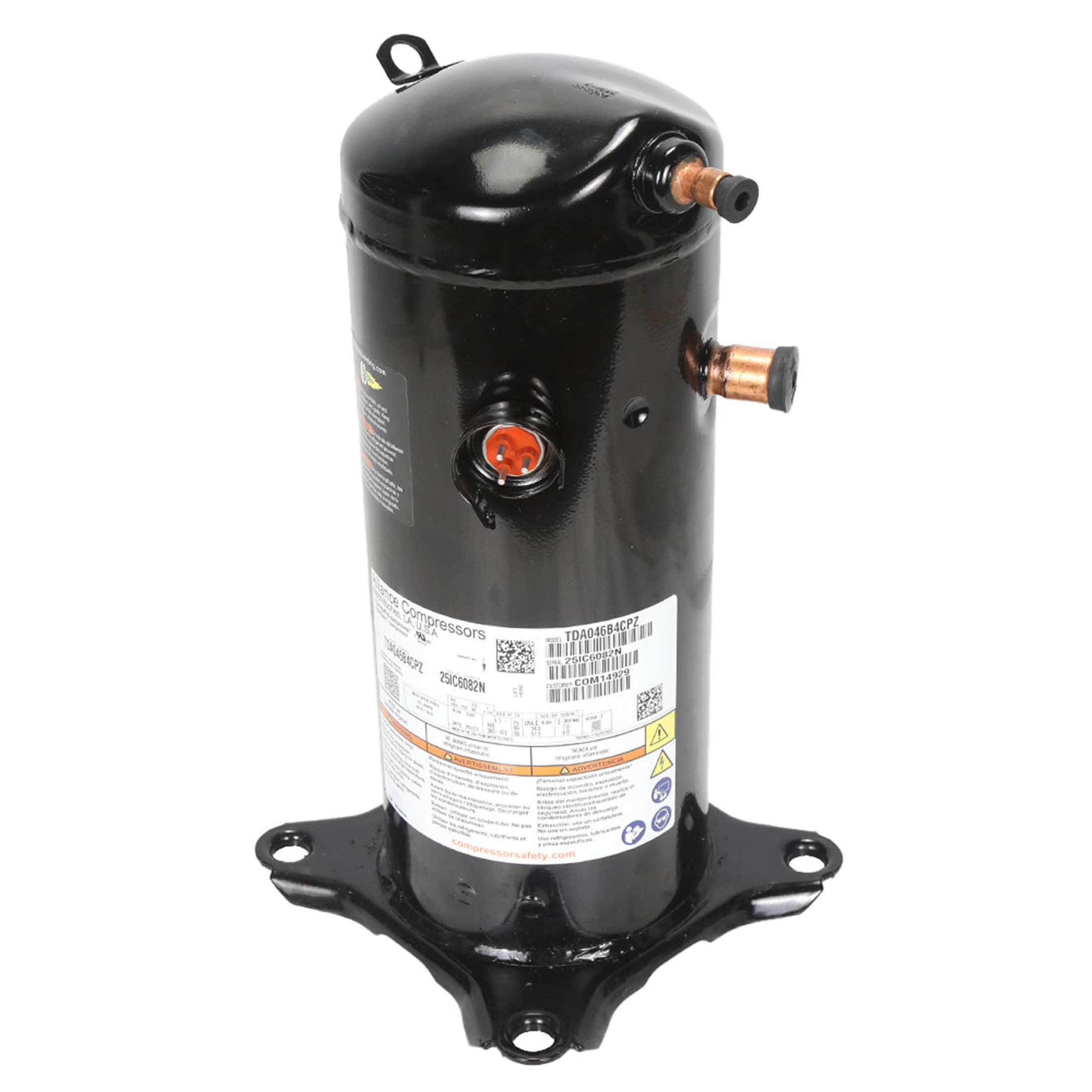 Trane com14929 scroll compressor r-410a 460v 3-phase