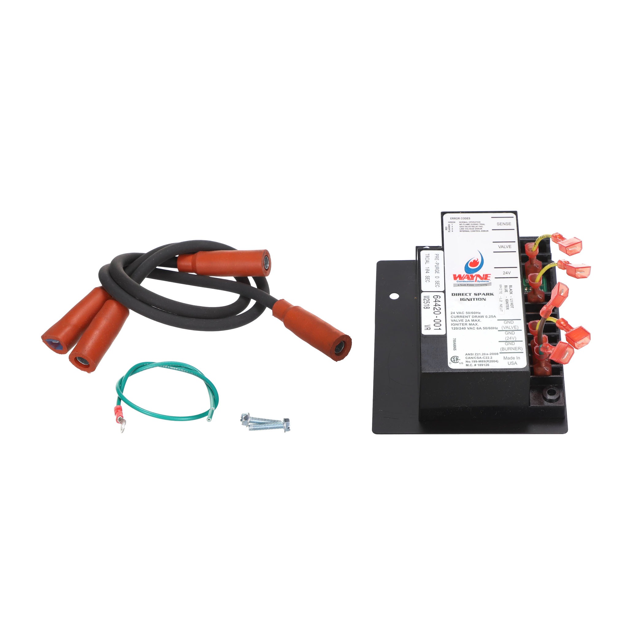 Wayne combustion 64420-ser1 s89e ignition control conversion kit